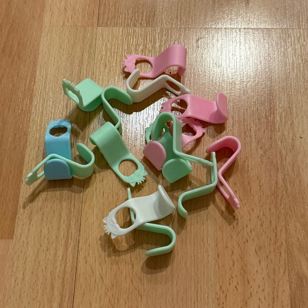 Colorful Plastic hanger extenders 15 total